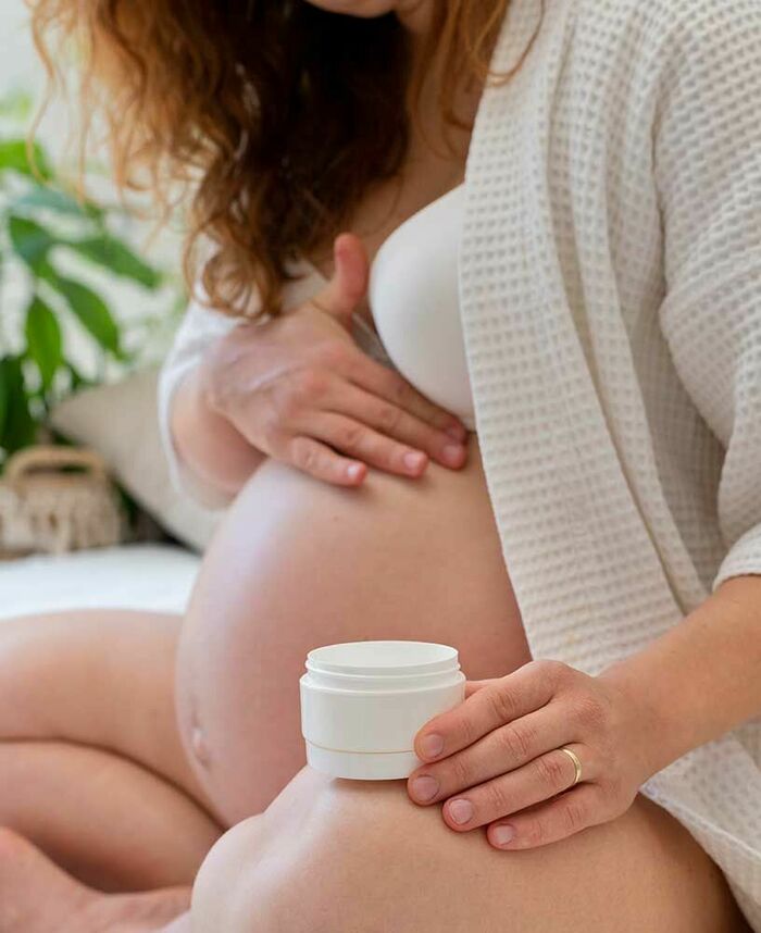 Schwangerschaftspflegeprodukte in der Mutter-Kind-Apotheke Radebeul